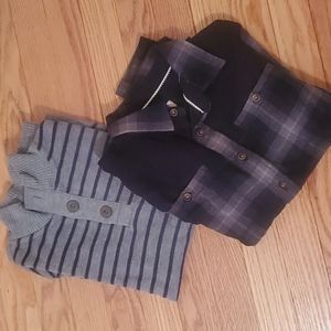 Boy bundle (long sleeve sweater & button up)
